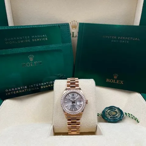 Rolex Lady-Datejust 279135RBR 28mm Rose gold Pink