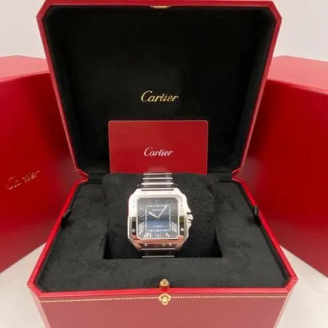 Cartier Santos WSSA0030 40mm Stainless steel Blue