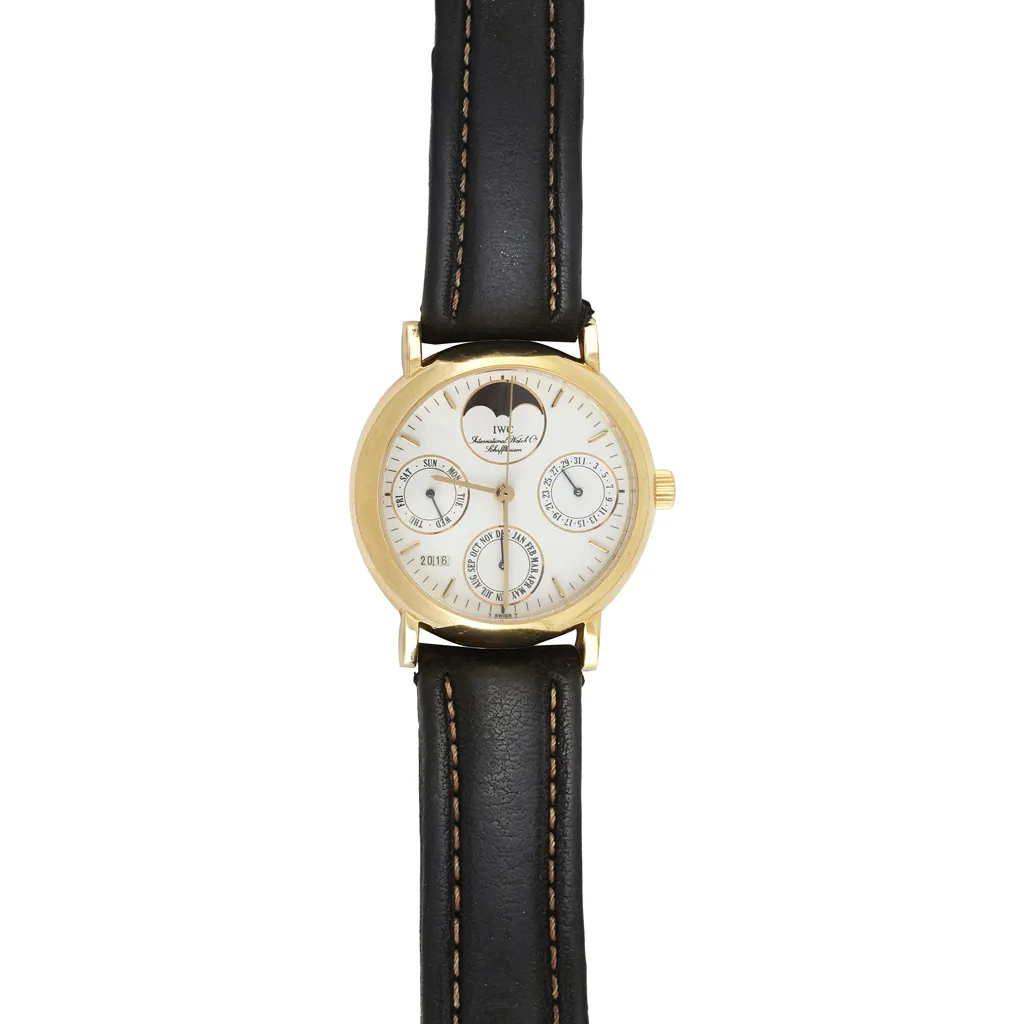 IWC Portofino IW3541 34mm Yellow gold Champagne