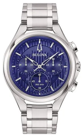 Bulova Precisionist 96A302 44mm Stainless steel Blue