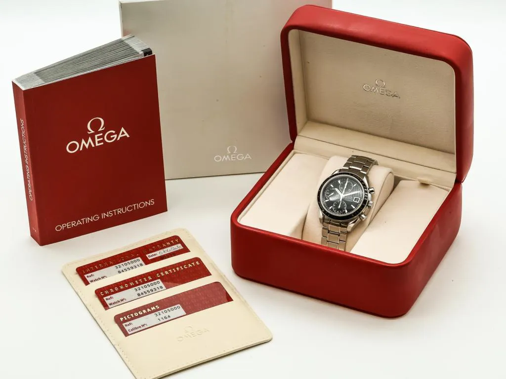 Omega Speedmaster Date 32105000 39mm Stainless steel Black