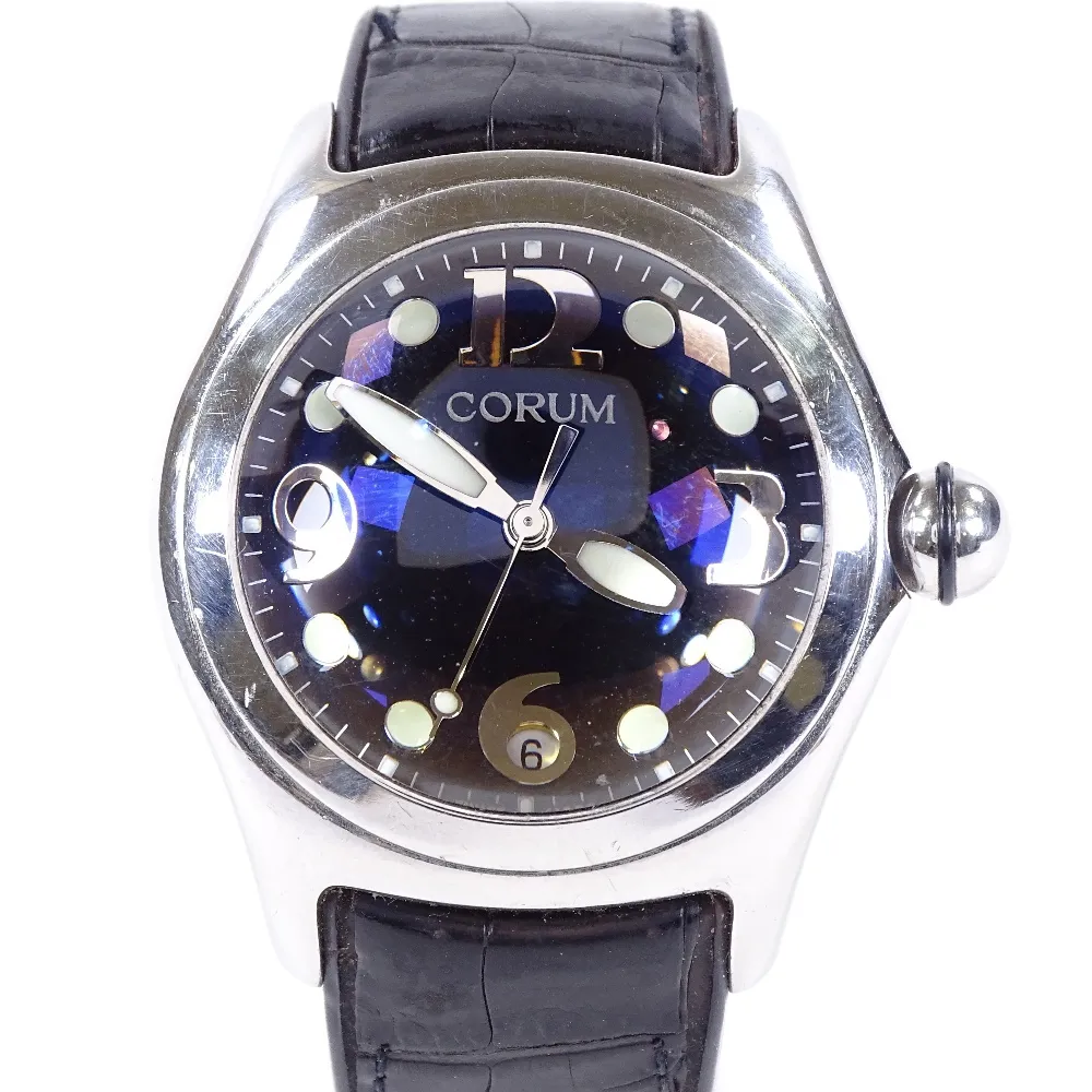 Corum Bubble 163.150.20 44mm Stainless steel Black