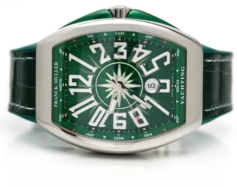 Franck Muller Vanguard V 45 SC DT 44mm Stainless steel Green