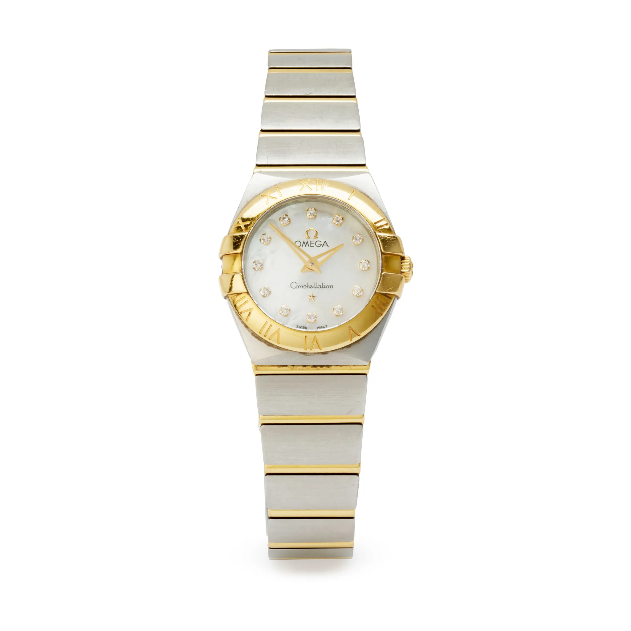 Omega Constellation 26mm Yellow gold and Stainless steel Mother-of-pearl