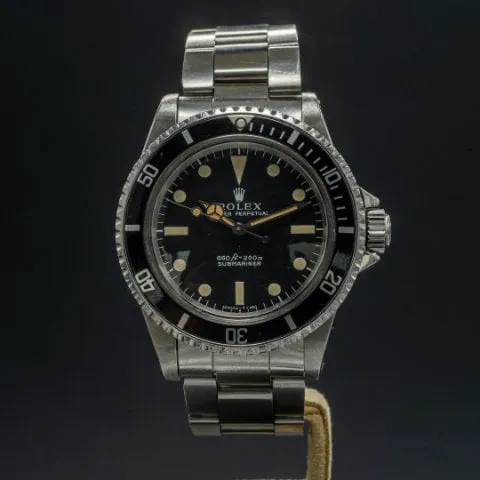 Rolex Submariner 5513 40mm Stainless steel Black