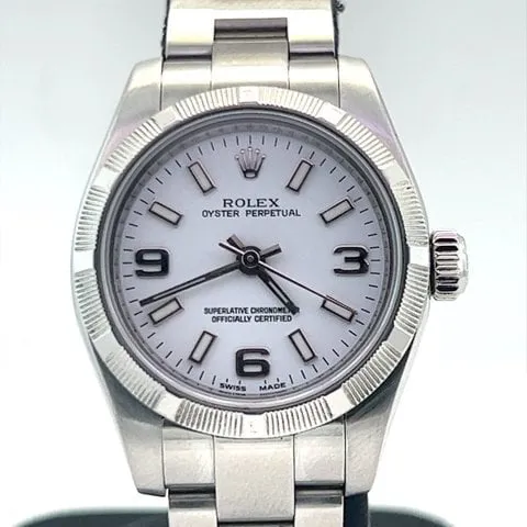 Rolex Oyster Perpetual 26 176210 26mm Steel White