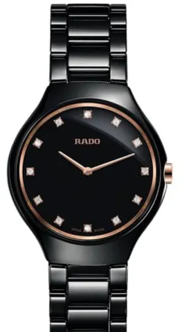 Rado True Thinline R27742722 30mm Ceramic Black