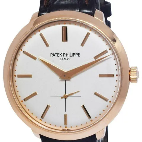 Patek Philippe Calatrava 5123R 38mm Rose gold Silver