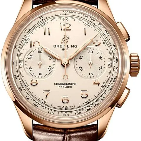 Breitling Premier RB0930371G1P1 40mm Rose gold Silver