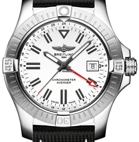 Breitling Avenger A32397101A1X2 43mm Stainless steel White