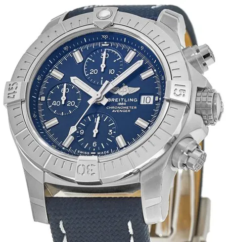 Breitling Avenger A13385101C1X1 43mm Stainless steel Blue