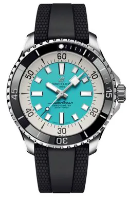 Breitling Superocean A17376211L2S1 44mm Stainless steel Turquoise