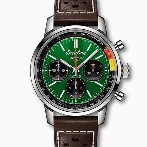 Breitling Top Time AB01762A1L1X1 Stainless steel Green