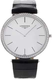 Longines Grande Classique L4.766.7.72.2 38mm White gold Silver