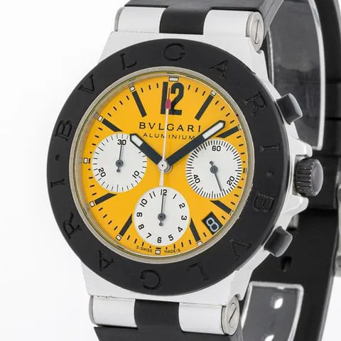 Bulgari Diagono AC 38 TA 38mm Aluminium Yellow