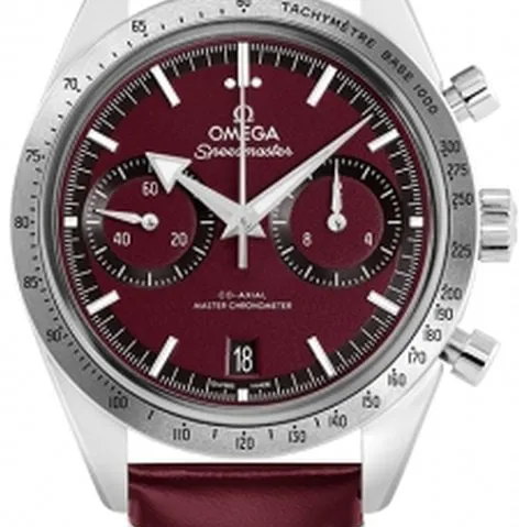 Omega Speedmaster 332.12.41.51.11.001 40.5mm Steel Bordeaux