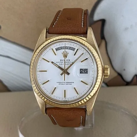 Rolex Day-Date 36 1803 36mm Yellow gold White