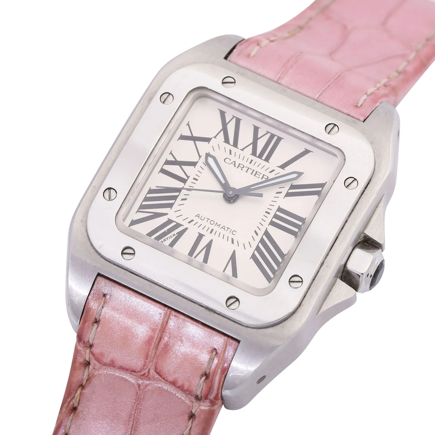 Cartier Santos 2878 33mm Stainless steel Silver 4