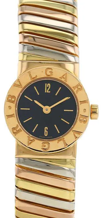 Bulgari Tubogas BB 19 2T 19mm Yellow gold Black