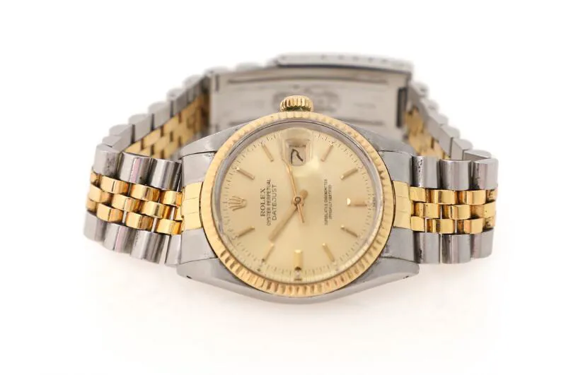 Rolex Datejust 36 16013 36mm Yellow gold and stainless steel Champagne 2