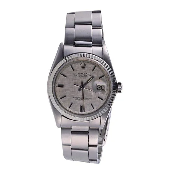 Rolex Datejust 36 1601 36mm White gold Gray