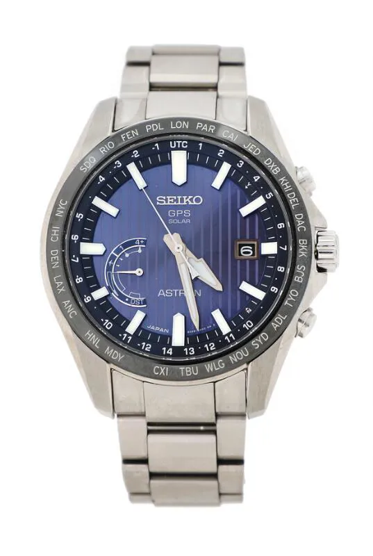 Seiko Astron 8×22–0AL0-2 46mm Stainless steel Blue