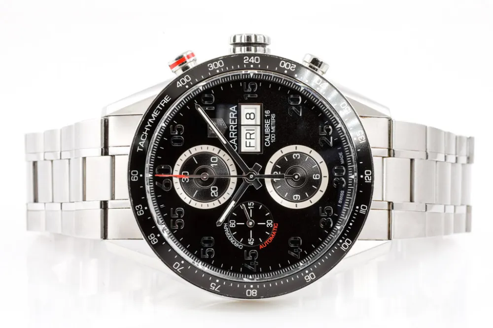 TAG Heuer Carrera CV2A10.BA0796 43mm Stainless steel Black