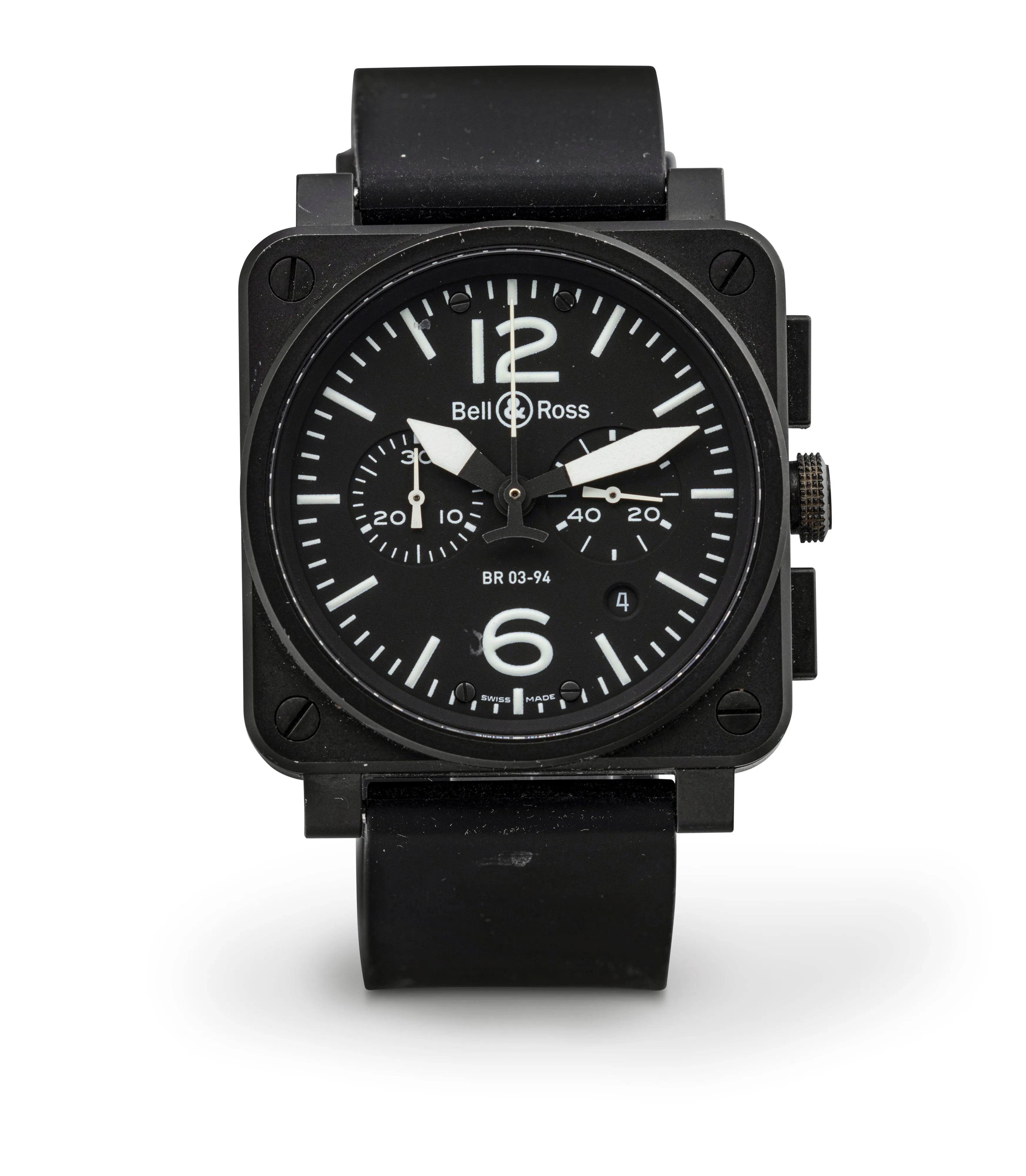 Bell & Ross BE03 BR03-94 Stainless steel Black