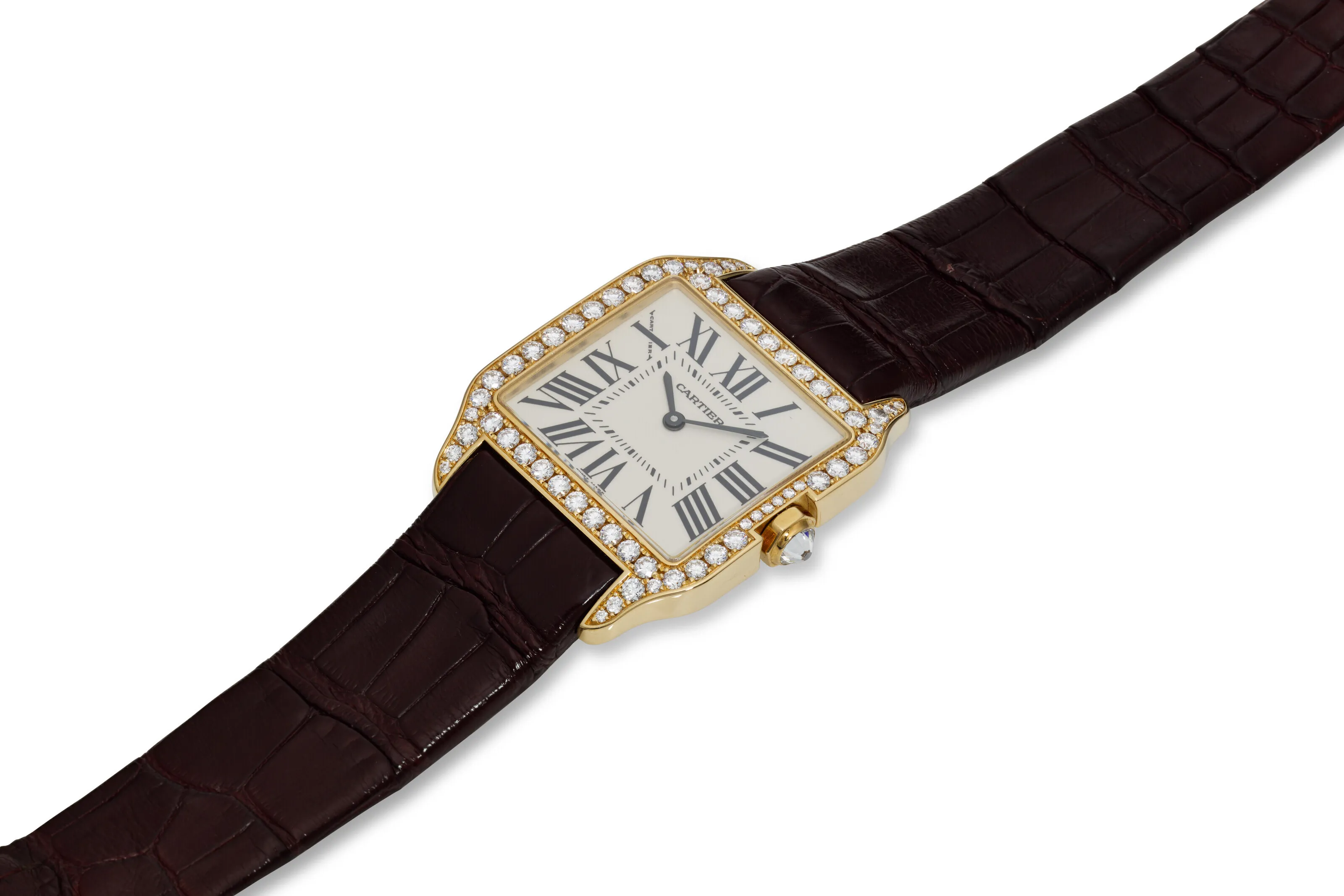 Cartier Santos WH100351 30.5mm Rose gold White 1