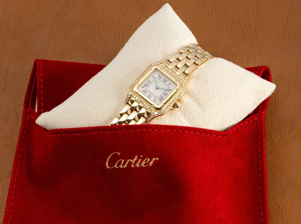 Cartier Panthère 866919 22mm Yellow gold Silver 2