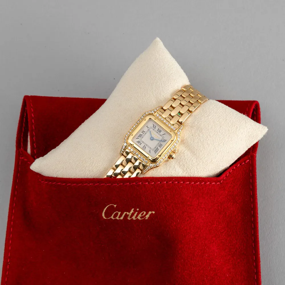 Cartier Panthère 866919 22mm Yellow gold Silver 3