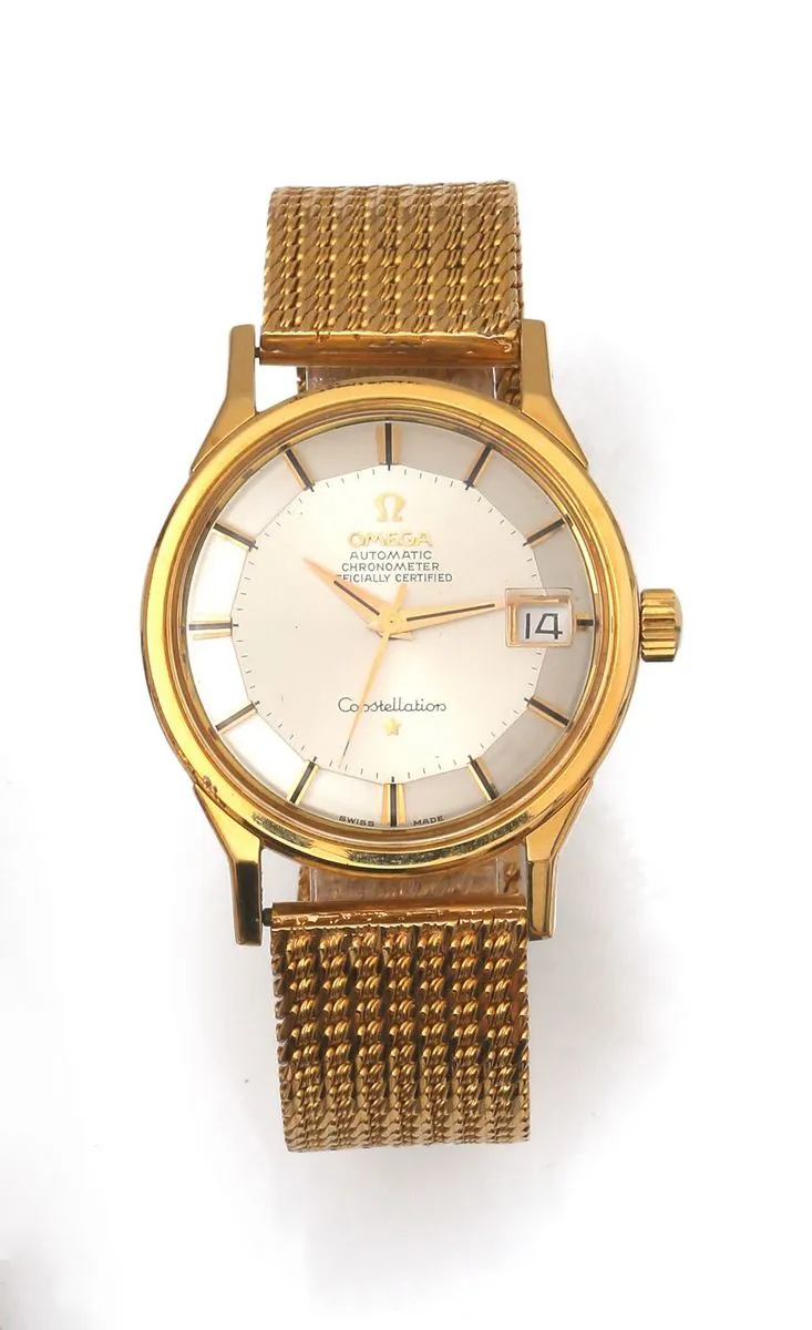 Omega Constellation 168005/6 175mm Yellow gold Silver