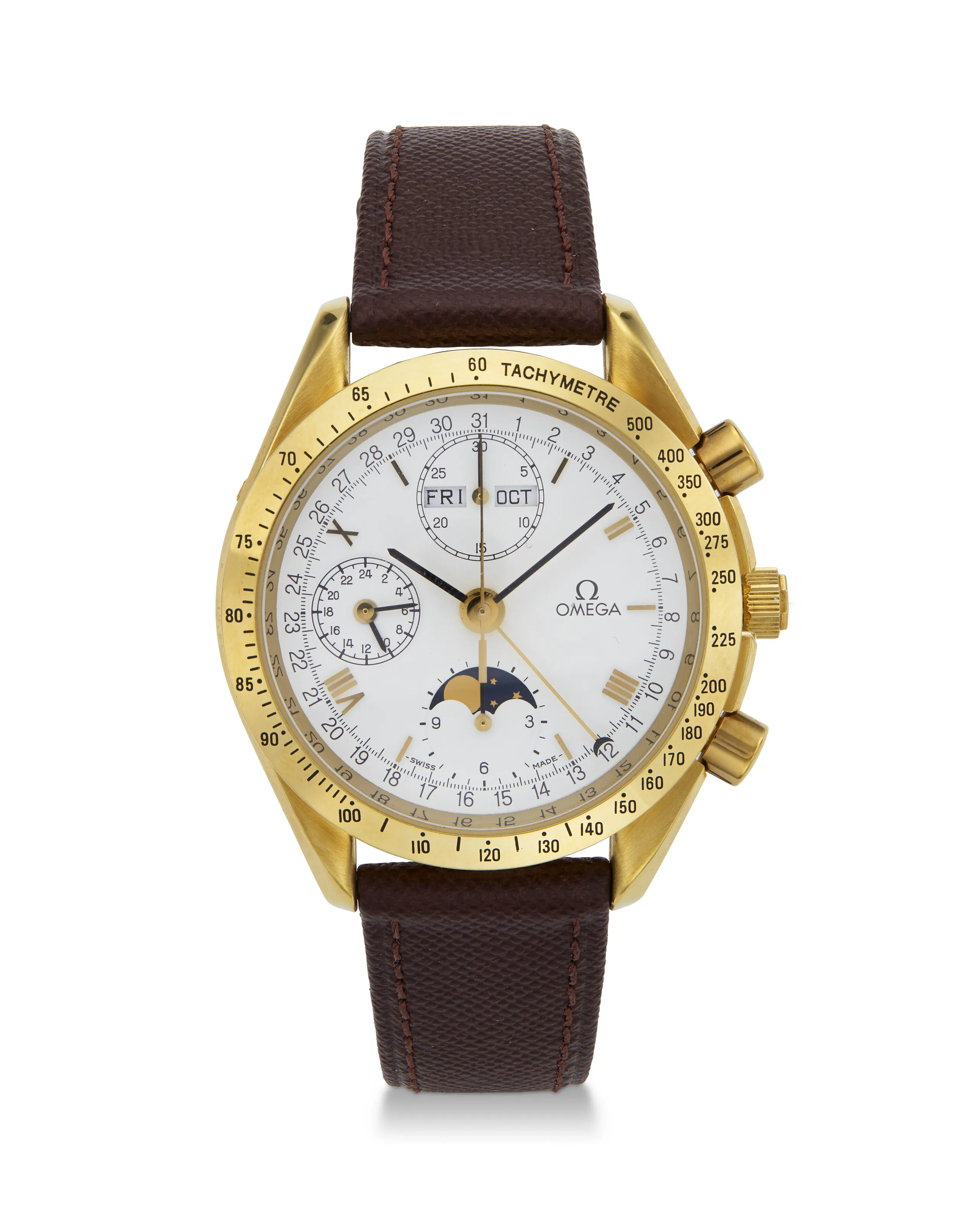 Omega Speedmaster 175.0034 39mm Yellow gold White