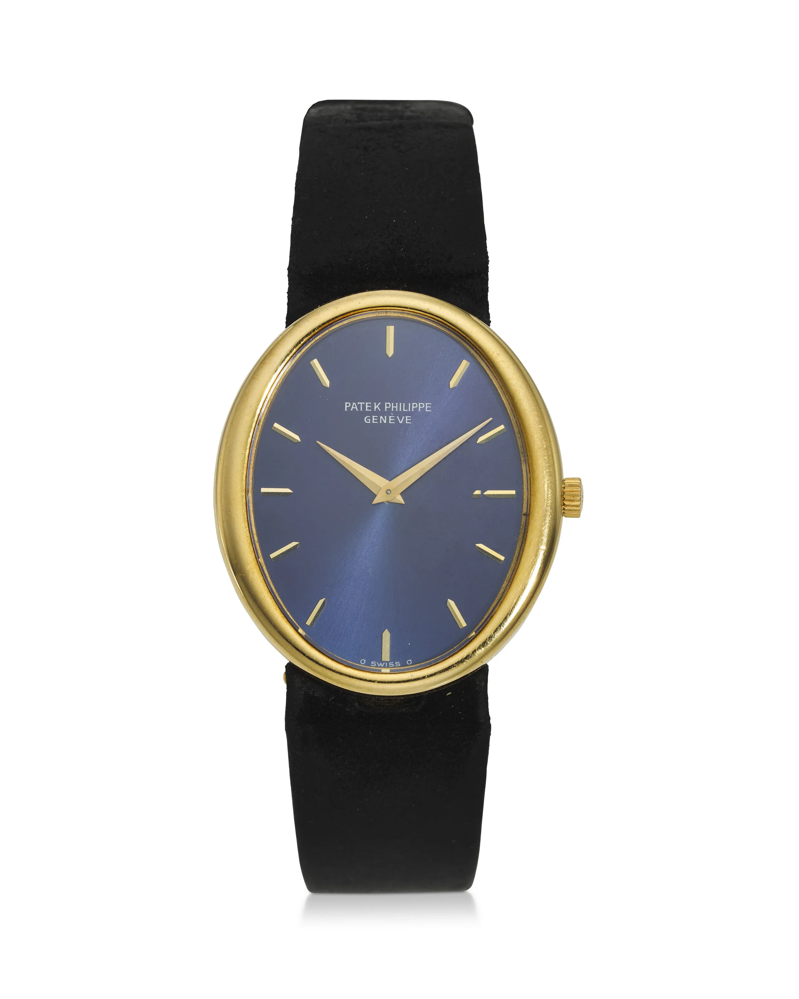 Patek Philippe Ellipse Lady 3598 30mm Yellow gold Blue