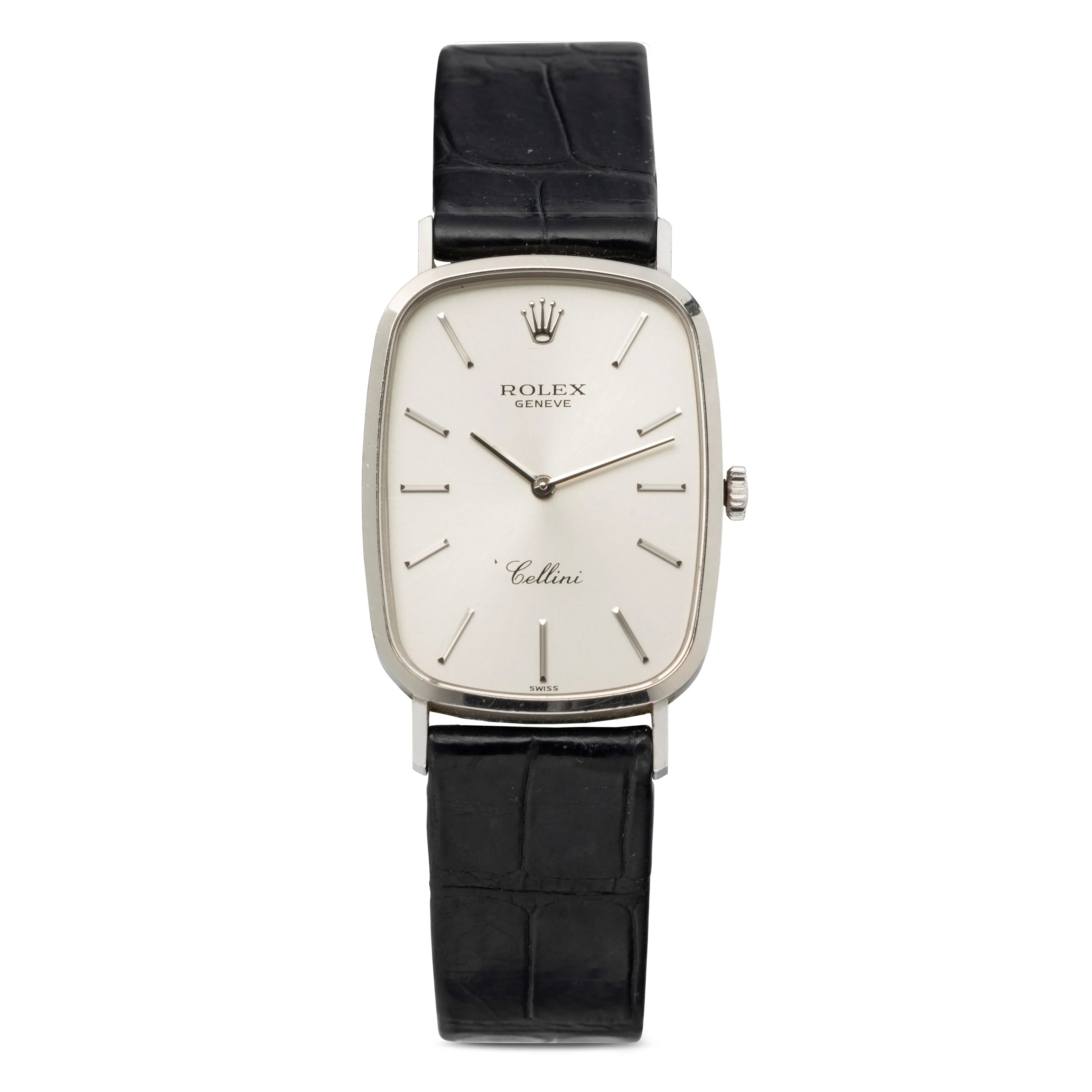 Rolex Cellini 4113 26mm White gold Silver