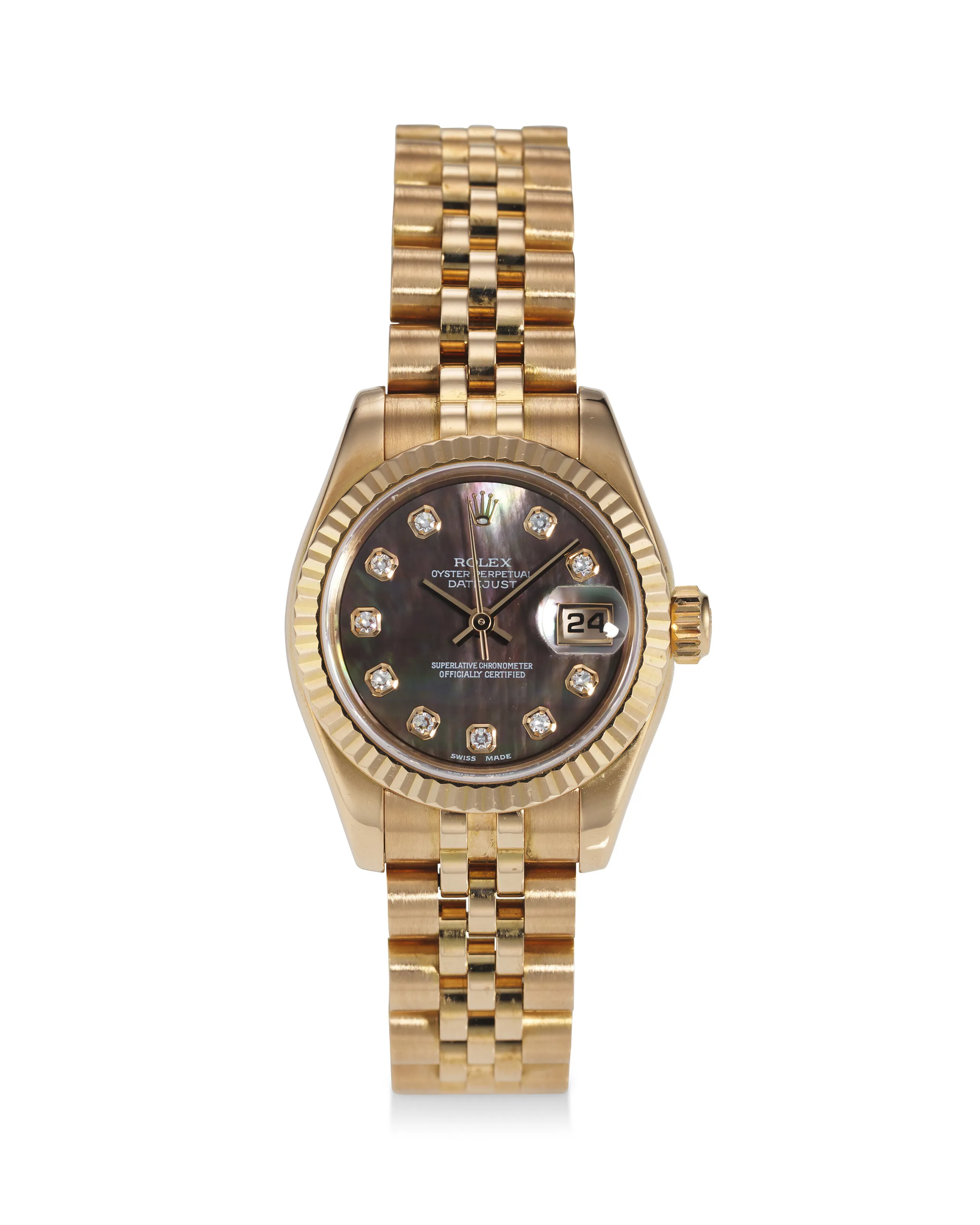 Rolex Lady-Datejust 179175 26mm Rose gold Mother-of-pearl