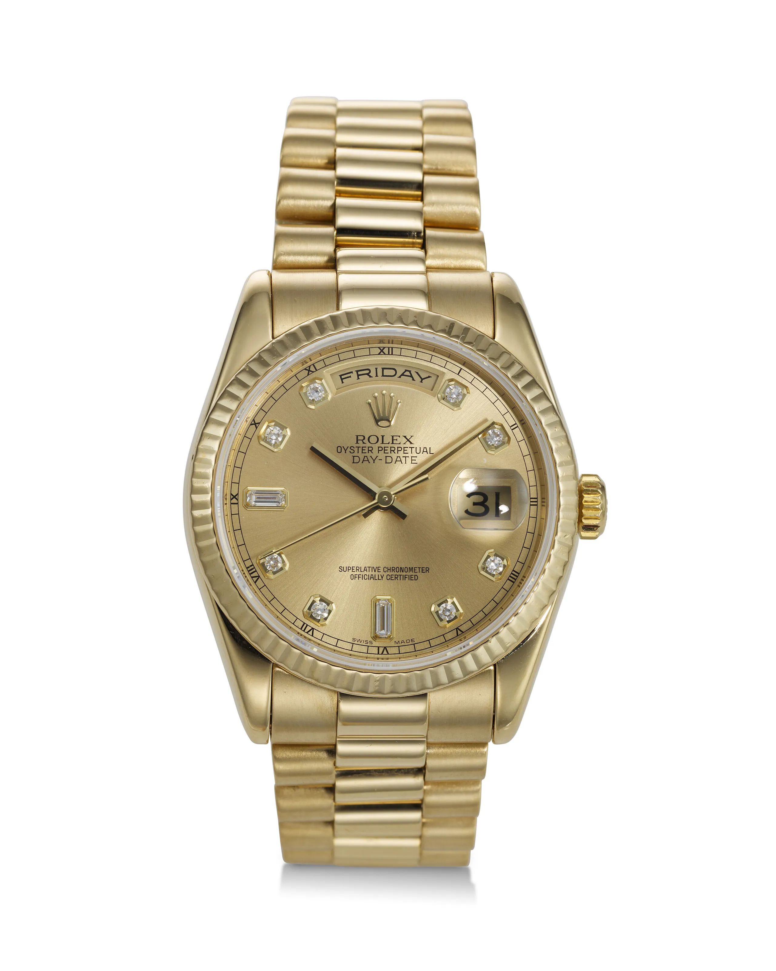 Rolex Day-Date 36 118238 36mm Yellow gold Champagne