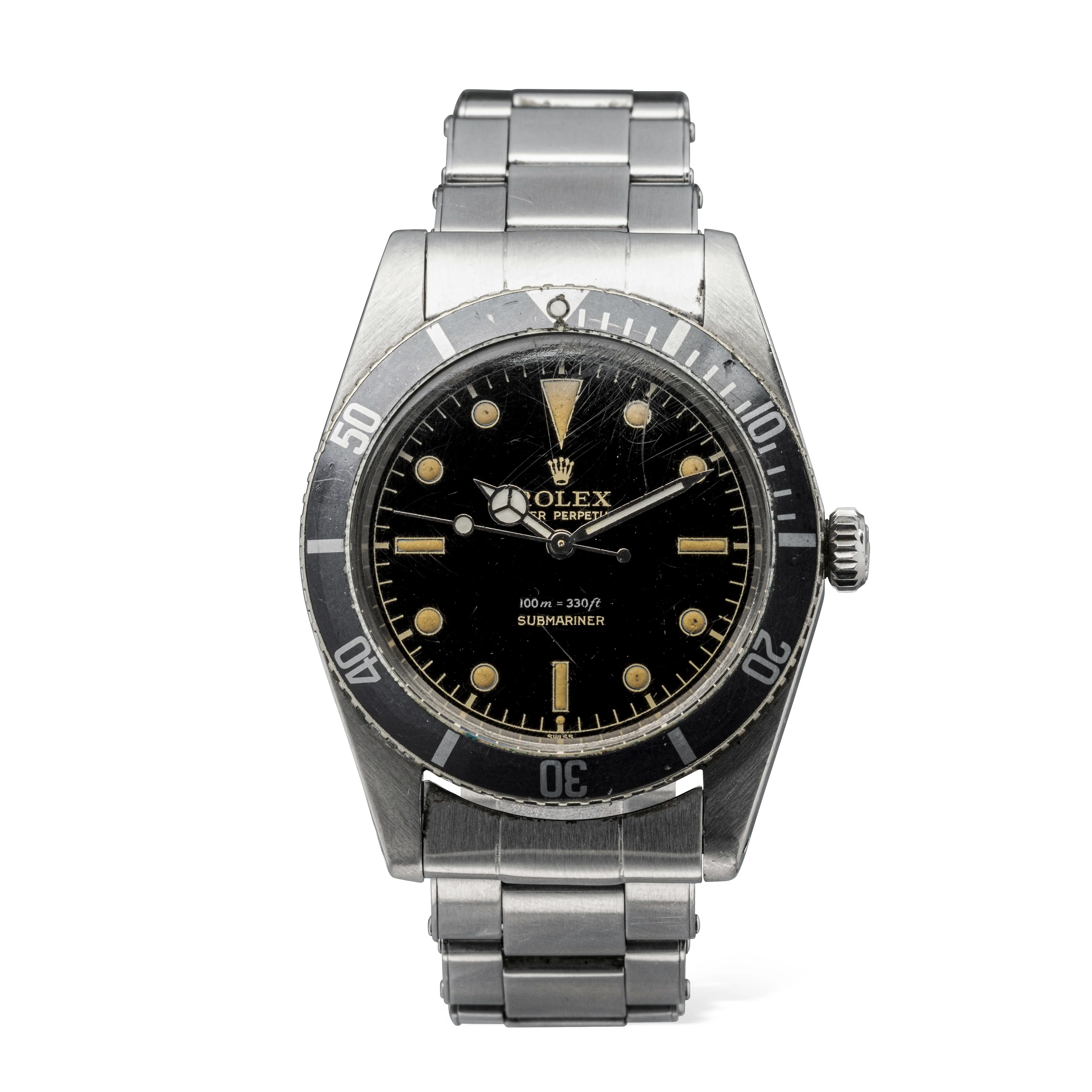 Rolex Submariner 5508 37mm Stainless steel Black