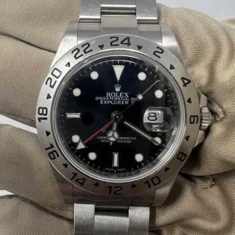 Rolex Explorer II 16570 40mm Stainless steel Black