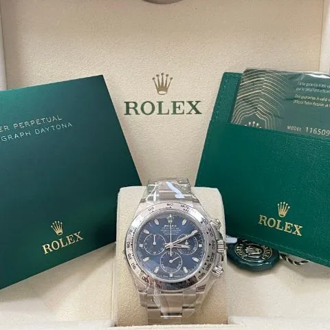 Rolex Daytona 116509 40mm White gold Blue