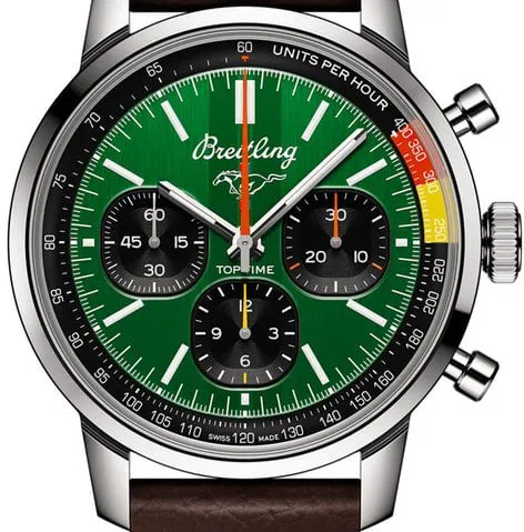 Breitling Top Time AB01762A1L1X1 TOP TIME B01 FORD 41mm Stainless steel Green