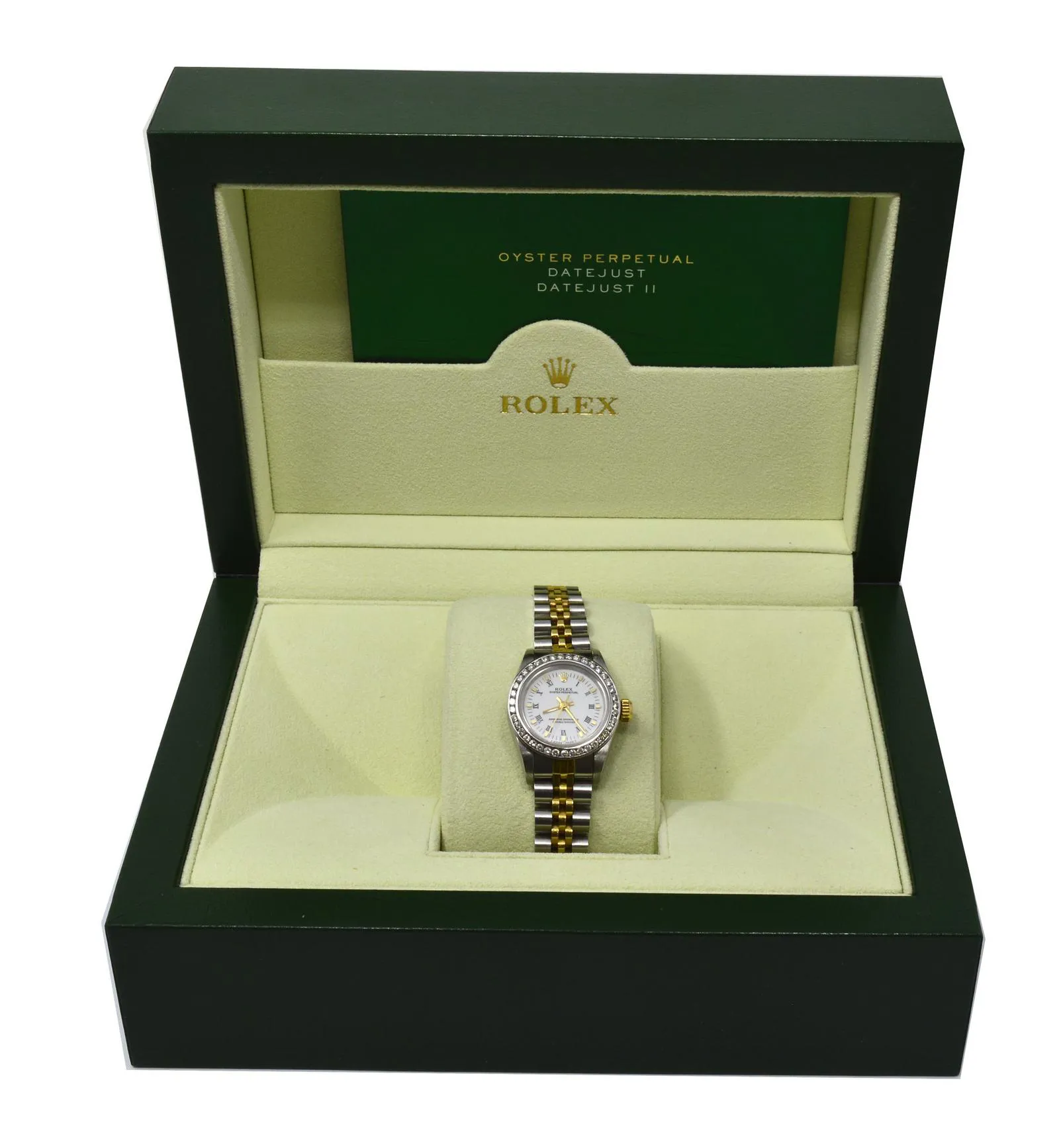 Rolex Oyster Perpetual 67193 26mm Yellow gold and Stainless steel White 8