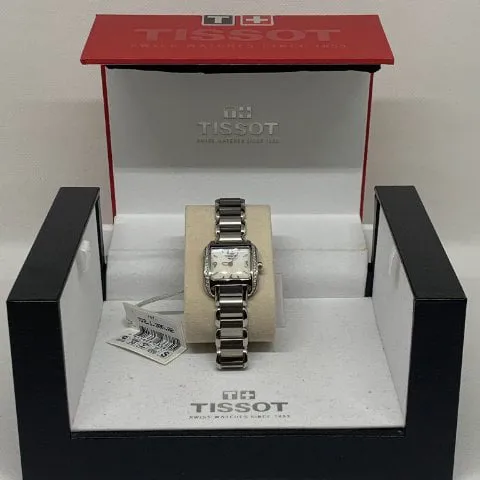 Tissot T-Wave T02138582 24mm Stainless steel Mother-of-pearl