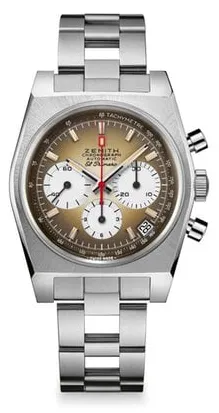 Zenith Revival 03.A384.400/385.M385 37mm Stainless steel Brown