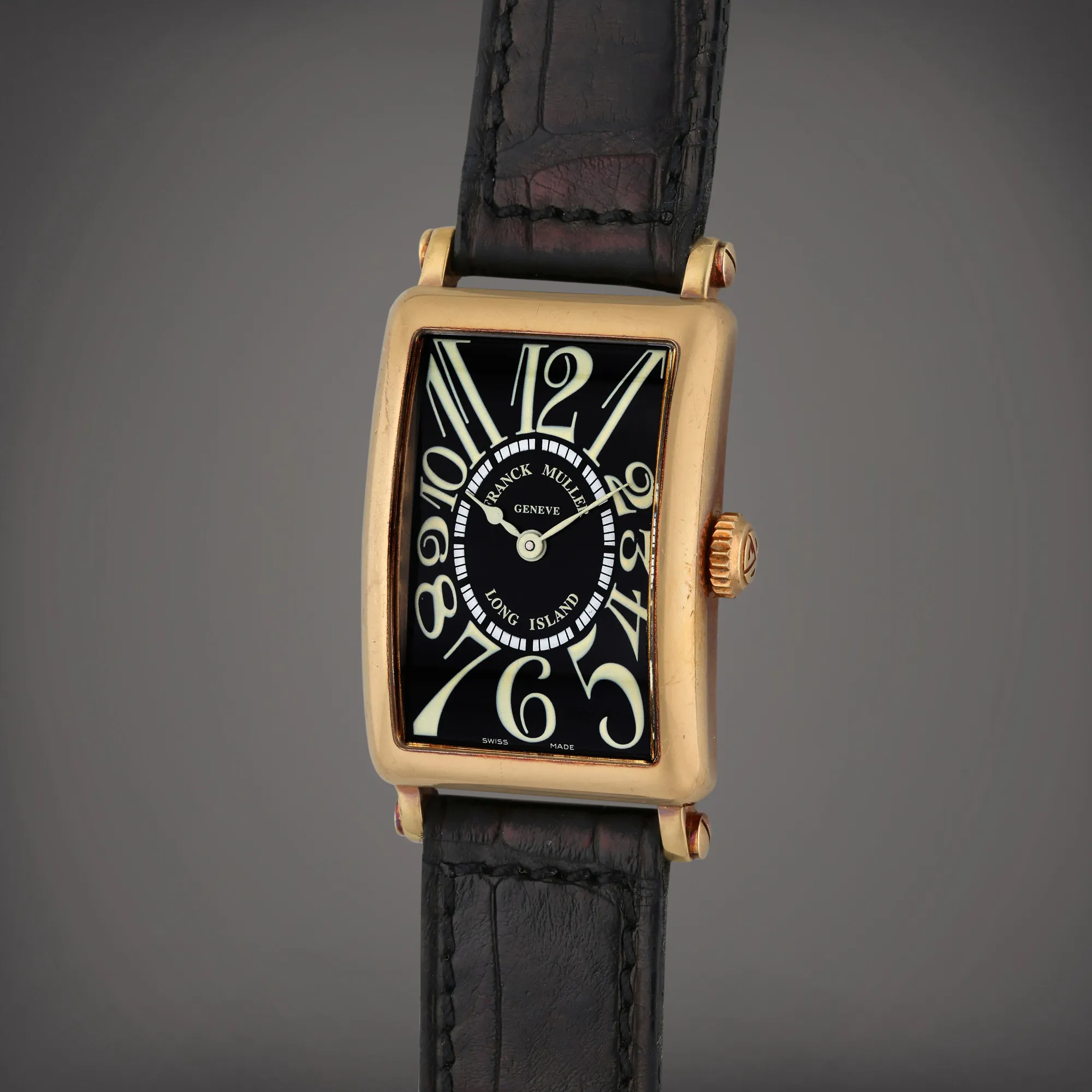 Franck Muller Long Island 902 QZ 40mm Rose gold Black