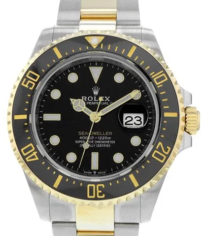 Rolex Sea-Dweller 126603 43mm Yellow gold and Stainless steel Black