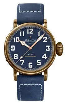 Zenith Pilot 29.2430.679/57.C808 45mm Bronze Blue