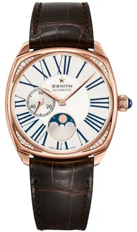 Zenith Star 22.1925.692/01.C725 37mm Rose gold Silver