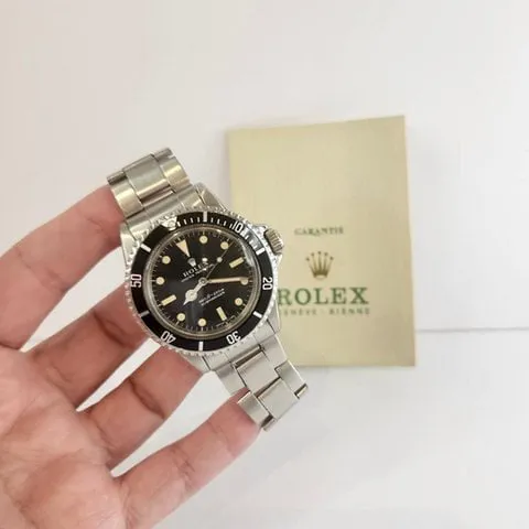 Rolex Submariner 5513 40mm Stainless steel Black