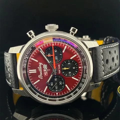 Breitling Top Time AB01761A1K1X1 41mm Stainless steel Red